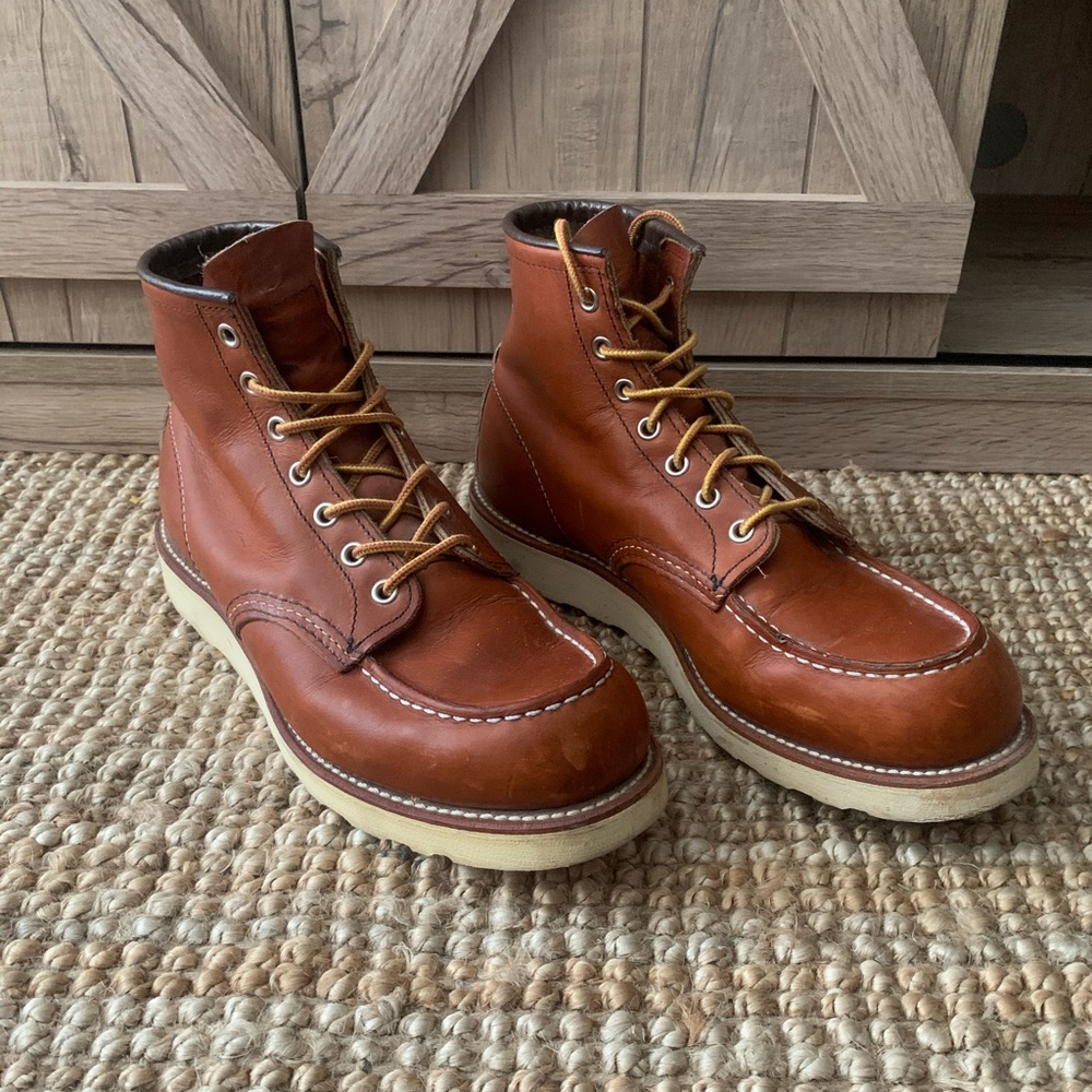 Red Wing Men Classic Moc Boot style 875 size 8.5